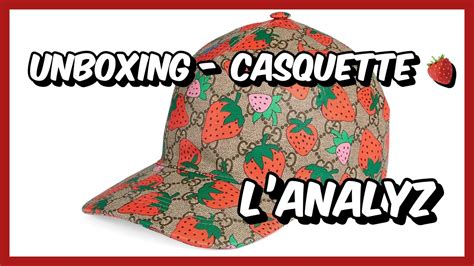 casquette fraise gucci|casquette gucci stockx.